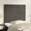 Image de vidaXL Tête de lit Gris foncé 80x5x118/128 cm Velours