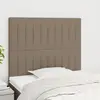 Image de vidaXL Tête de lit Taupe 80x5x118/128 cm Tissu