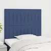 Image de vidaXL Tête de lit Bleu 100x5x118/128 cm Tissu