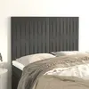 Image de vidaXL Tête de lit Gris foncé 144 x 5 x 118/128 cm Velours