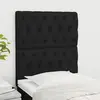 Image de vidaXL Têtes de lit 2 pcs Noir 80x7x78/88 cm Tissu