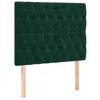 Image de vidaXL Hoofdbord donkergroen 100x7x118/128 cm fluweel