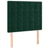 Image de vidaXL Tête de lit Vert foncé 80x5x118/128 cm Velours