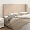 Image de vidaXL Tête de lit avec oreilles Cappuccino 183x23x118/128 cm