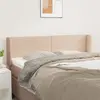 Image de vidaXL Tête de lit avec oreilles Cappuccino 147x16x78/88 cm Similicuir