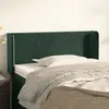 Image de vidaXL Tête de lit avec oreilles Vert foncé 103x16x78/88 cm Velours