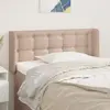 Image de vidaXL Tête de lit avec oreilles Cappuccino 103x16x78/88 cm Similicuir