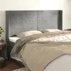 Image de vidaXL Tête de lit avec oreilles Gris clair 163x16x118/128 cm Velours