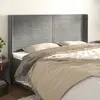 Image de vidaXL Tête de lit avec oreilles Gris clair 183x16x118/128 cm Velours