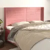 Image de vidaXL Tête de lit avec oreilles Rose 183x16x118/128 cm Velours