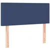 Image de vidaXL Tête de lit à LED Bleu 80x5x78/88 cm Tissu