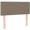 Image de vidaXL Tête de lit à LED Taupe 100x5x78/88 cm Tissu