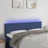 Image de vidaXL Tête de lit à LED Crème 144x5x78/88 cm Tissu