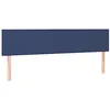 Image de vidaXL Tête de lit à LED Bleu 160x5x78/88 cm Tissu
