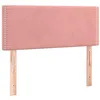 Image de vidaXL Hoofdbord LED 100x5x78/88 cm fluweel roze