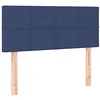 Image de vidaXL Tête de lit à LED Bleu 80x5x78/88 cm Tissu