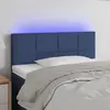 Image de vidaXL Tête de lit à LED Bleu 90x5x78/88 cm Tissu