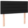 Image de vidaXL Tête de lit à LED Noir 90x5x78/88 cm Tissu