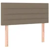 Image de vidaXL Tête de lit à LED Taupe 90x5x78/88 cm Tissu