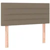 Image de vidaXL Tête de lit à LED Taupe 100x5x78/88 cm Tissu