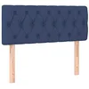 Image de vidaXL Tête de lit à LED Bleu 90x7x78/88 cm Tissu