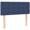Image de vidaXL Tête de lit à LED Bleu 80x5x78/88 cm Tissu