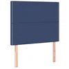 Image de vidaXL Tête de lit à LED Bleu 90x5x118/128 cm Tissu