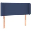 Image de vidaXL Tête de lit à LED Bleu 83x16x78/88 cm Tissu