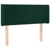 Image de vidaXL Tête de lit à LED Vert foncé 83x16x78/88 cm Velours