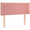 Image de vidaXL Tête de lit à LED Rose 83x16x78/88 cm Velours