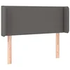 Image de vidaXL Hoofdbord LED 93x16x78/88 cm kunstleer grijs
