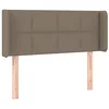 Image de vidaXL Hoofdbord LED 93x16x78/88 cm stof taupe