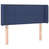 Image de vidaXL Tête de lit à LED Bleu 103x16x78/88 cm Tissu
