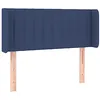 Image de vidaXL Hoofdbord LED 83x16x78/88 cm stof blauw