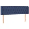 Image de vidaXL Tête de lit à LED Bleu 147x16x78/88 cm Tissu