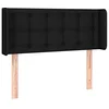 Image de vidaXL Hoofdbord LED 103x16x78/88 cm stof zwart