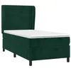 Image de vidaXL Sommier à lattes de lit avec matelas Vert foncé 90x190 cm