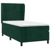 Image de vidaXL Sommier à lattes de lit avec matelas Vert foncé 90x200 cm