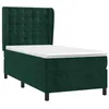 Image de vidaXL Sommier à lattes de lit avec matelas Vert foncé 100x200 cm