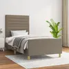 Image de vidaXL Cadre de lit sans matelas taupe 80x200 cm tissu