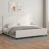 Image de vidaXL Cadre de lit sans matelas blanc 200x200 cm similicuir