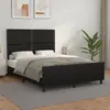 Image de vidaXL Cadre de lit sans matelas noir 140x190 cm similicuir