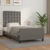 Image de vidaXL Cadre de lit sans matelas gris 80x200 cm similicuir