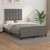 Image de vidaXL Cadre de lit sans matelas gris 120x200 cm similicuir