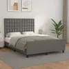 Image de vidaXL Cadre de lit sans matelas gris 140x200 cm similicuir