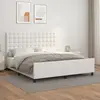 Image de vidaXL Cadre de lit sans matelas blanc 160x200 cm similicuir