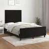 Image de vidaXL Cadre de lit sans matelas noir 120x200 cm velours