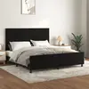 Image de vidaXL Cadre de lit sans matelas noir velours