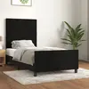 Image de vidaXL Cadre de lit sans matelas noir 80x200 cm velours