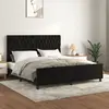 Image de vidaXL Cadre de lit sans matelas noir velours
